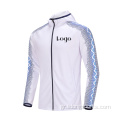 Το ελαφρύ ανδρικό πολυεστέρα Pullover Hoodie Sport Jacket